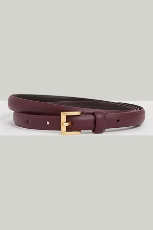Reiss Holly Skinny Leather Belt