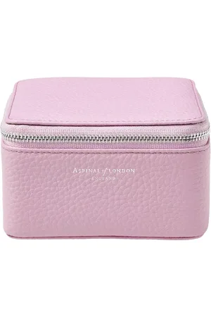 ASPINAL OF LONDON Travel Watch & Ring Box
