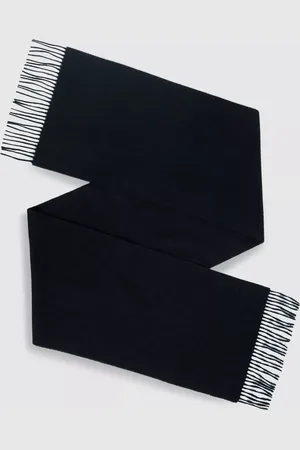 Reiss Picton Wool Cashmere Fringed Scarf