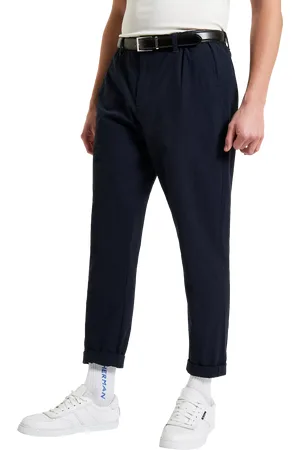 Ben Sherman Slim Seersucker Tapered Trousers