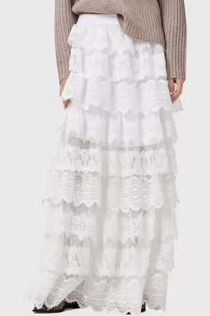 AllSaints Liz Lace Maxi Skirt