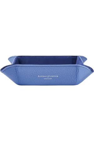 ASPINAL OF LONDON Pebble Leather Mini Tidy Tray