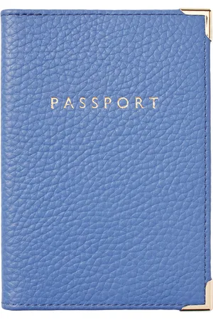 ASPINAL OF LONDON Pebble Leather Passport Cover