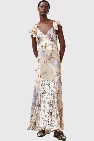 AllSaints Lala Patchwork Maxi Dress