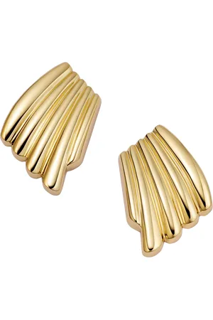 Daisy London Daisy x Polly Sayer Oversized Wave Stud Earrings