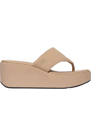 FitFlop PLATFFORMS Wedge Toe-Post Sandals