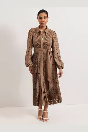 Phase Eight Petite Ryley Pleated Dress