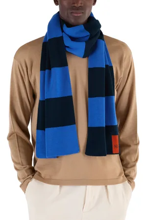 JOHN SMEDLEY Merino Wool Stripe Scarf