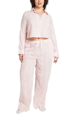 Nudea Cropped Long Sleeve Pyjama Shirt