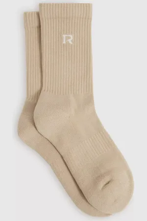 Reiss Rihanna Monogram Ribbed Socks
