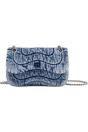 Jw Pei Tina Denim Quilted Cross Body Bag