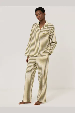 Jigsaw Calmont Ticking Stripe Pyjama Set