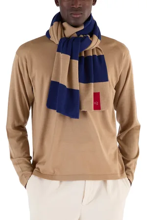 JOHN SMEDLEY Merino Wool Stripe Scarf