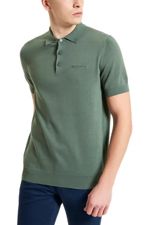 Ben Sherman Signature Organic Cotton Regular Fit Short Sleeve Polo Shirt