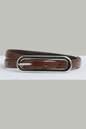 Reiss Chaya Skinny Leather Belt