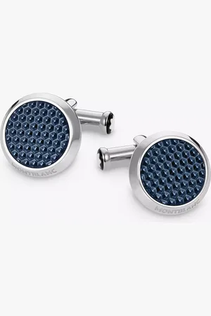 Montblanc Meisterstuck Hexagon Inlay Round Cufflinks
