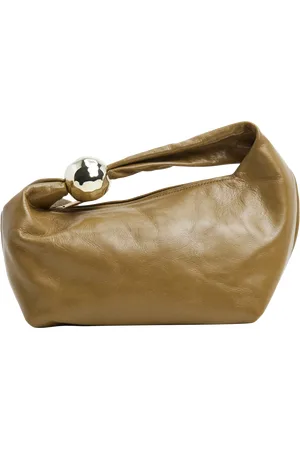 Flattered Astrid Leather Deco Handle Grab Bag