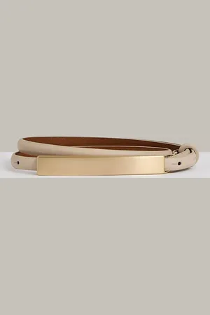 Reiss Ivy Skinny Leather Belt