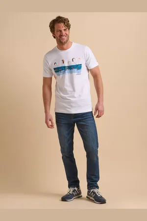 Brakeburn Cotton Regular Fit Watersports Graphic T-Shirt