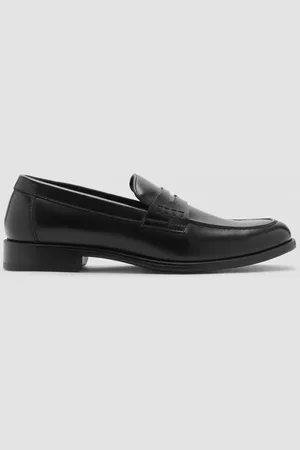 MANGO Paris Faux Leather Moccasin Shoes