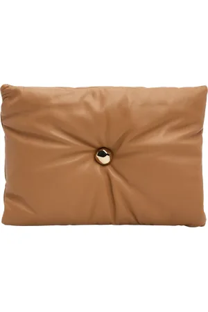 Flattered Pia Leather Padded Clutch Bag