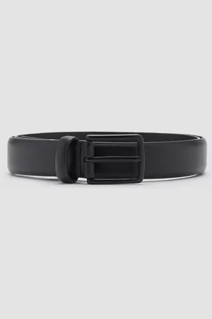 MANGO Leather Belt