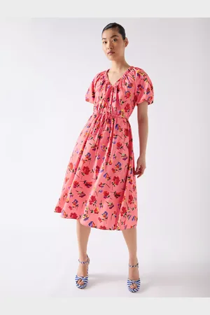 L.K. Bennett Brigitte Ikat Floral Dress