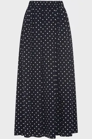 Gerard Darel Vanya Polka Dot Midi Skirt