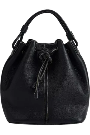By Malina Maggie Leather Bucket Bag