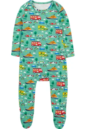 Frugi Baby Organic Cotton Easy Printed Sleepsuit