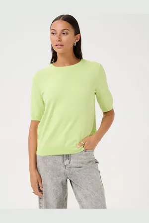 Kaffe Lizza Fine Knit Half Sleeve Top