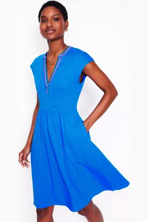 Boden Chloe Embroidered Mini Dress