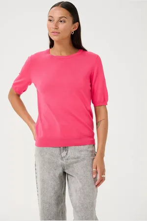 Kaffe Lizza Fine Knit Half Sleeve Top