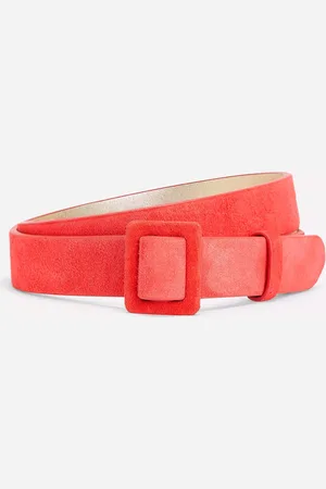 Boden Skinny Buckle Suede Belt