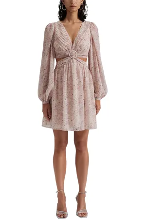 By Malina Fiora Cut-Out Mini Dress