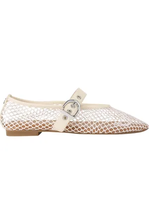Kurt Geiger Nico Woven Mesh Ballerina Flats