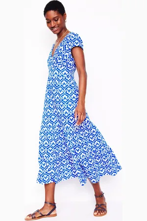 Boden Tiered Jersey Midi Dress