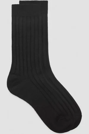 MANGO Cas Ribbed Socks, , One Size