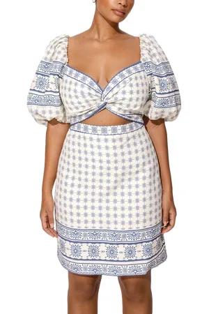 By Malina June Linen Rich Mini Dress