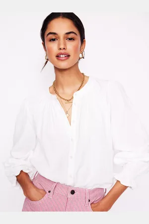 Boden Evie Double Cloth Top