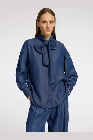 SELECTED Janna Pussybow Neck Top
