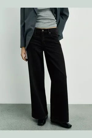 MANGO Annie Low Waist Wide Leg Jeans