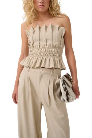 Gestuz Decy Pleated Corset Top