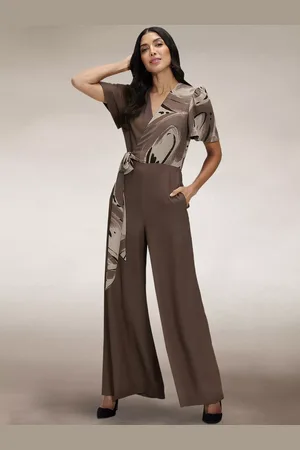 HotSquash Overwrap Printed Jumpsuit
