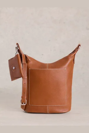 White Stuff Fern Leather Cross Body Bag
