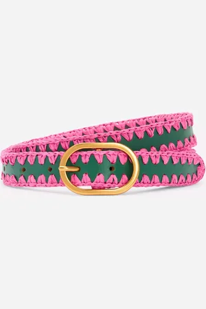 Boden Whipstitch Raffia Belt