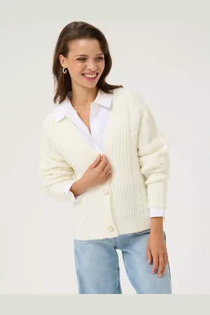 Kaffe Smilla Chunky V-Neck Cardigan
