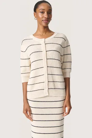 Soaked in Luxury Winta Stripe Cardigan