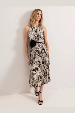 Phase Eight Sandra Floral Pleat Midi Dress