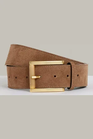 Reiss Rosie Roller Buckle Suede Belt